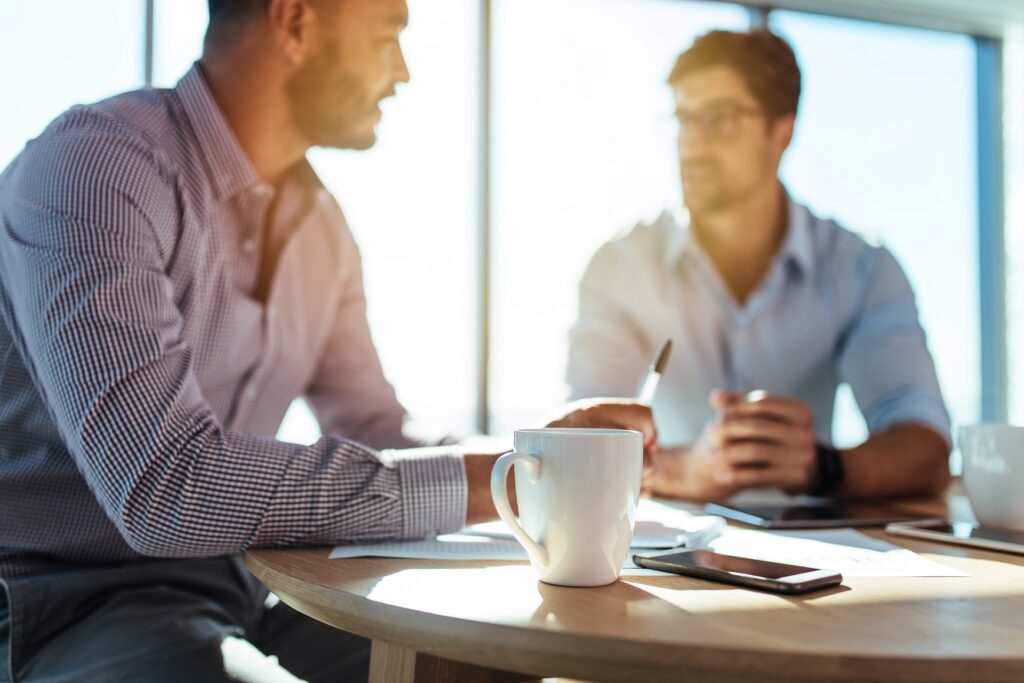 2 hommes en coaching